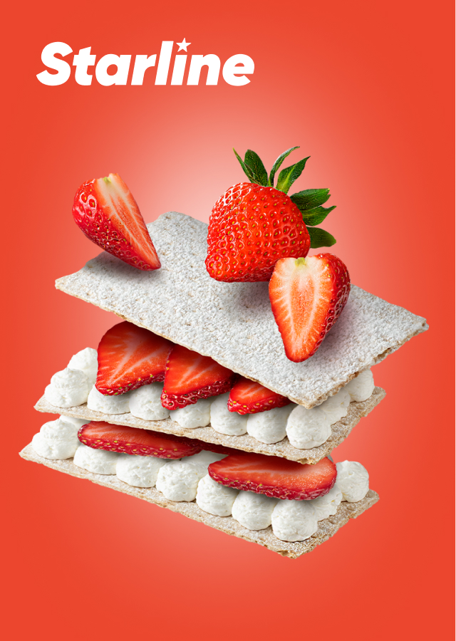 Starline Shisha Tobacco Strawberry Millefeuille